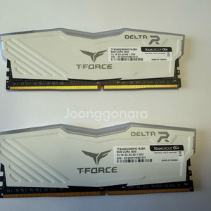 팀그룹 T-Force Delta DDR4 3600 16g(8x2) 이미지