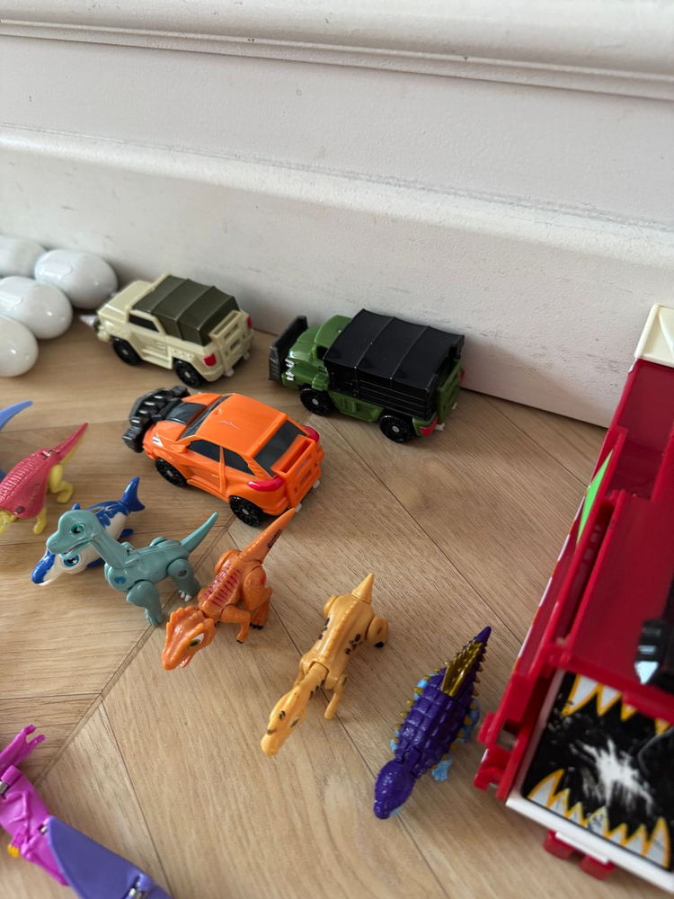 공룡메카드 일괄 (공룡 20개, 캡쳐카 3개, 카드, 알 등) 이미지