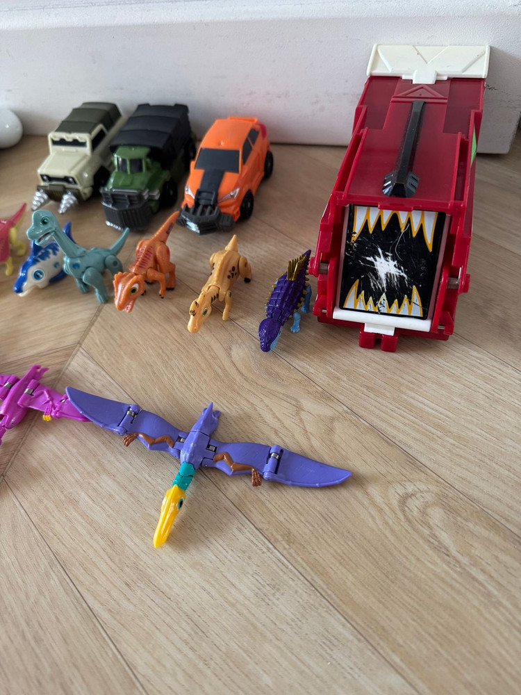 공룡메카드 일괄 (공룡 20개, 캡쳐카 3개, 카드, 알 등) 이미지