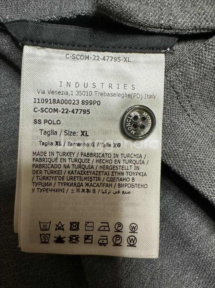 몽클레어 남성 폴로티셔츠 XL 새상품 105--2