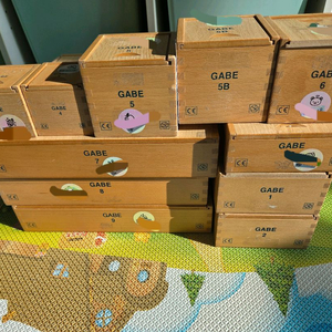 가베 세트 1ㅡ10 유치원 영재 수학 교구 유아 초등