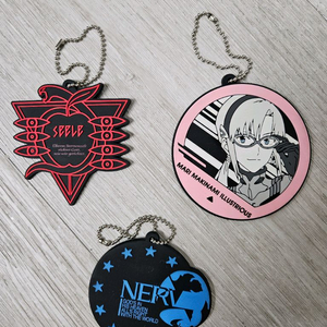 에반게리온 러버 키링 (제레/마리/네르프) 일괄