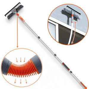 길이조절 창문 닦이 유리 닦이 세트 (최대 190cm)