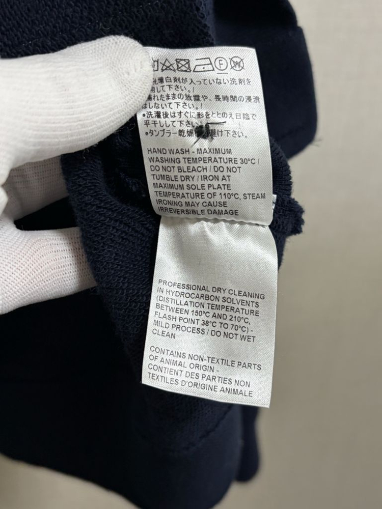 정품,새상품급(2)톰브라운 사선완장 맨투맨 네이비--5