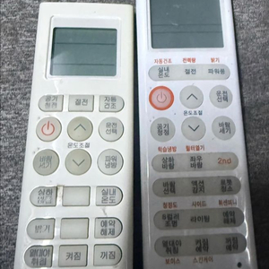 LG 휘센 에어컨 2in1 리모컨 이미지