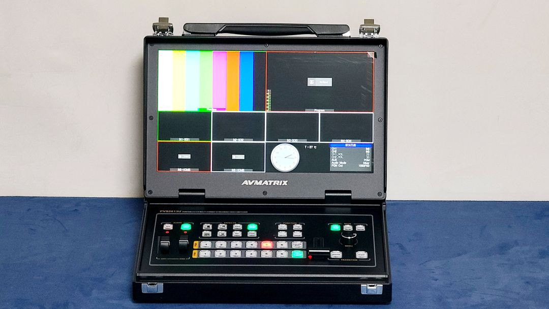 AVMATRIX 에이브이매트릭스 PVS0613U 6채널 포터블 비디오 스위처, 풀박스, 1회사용, 상태최상급 이미지