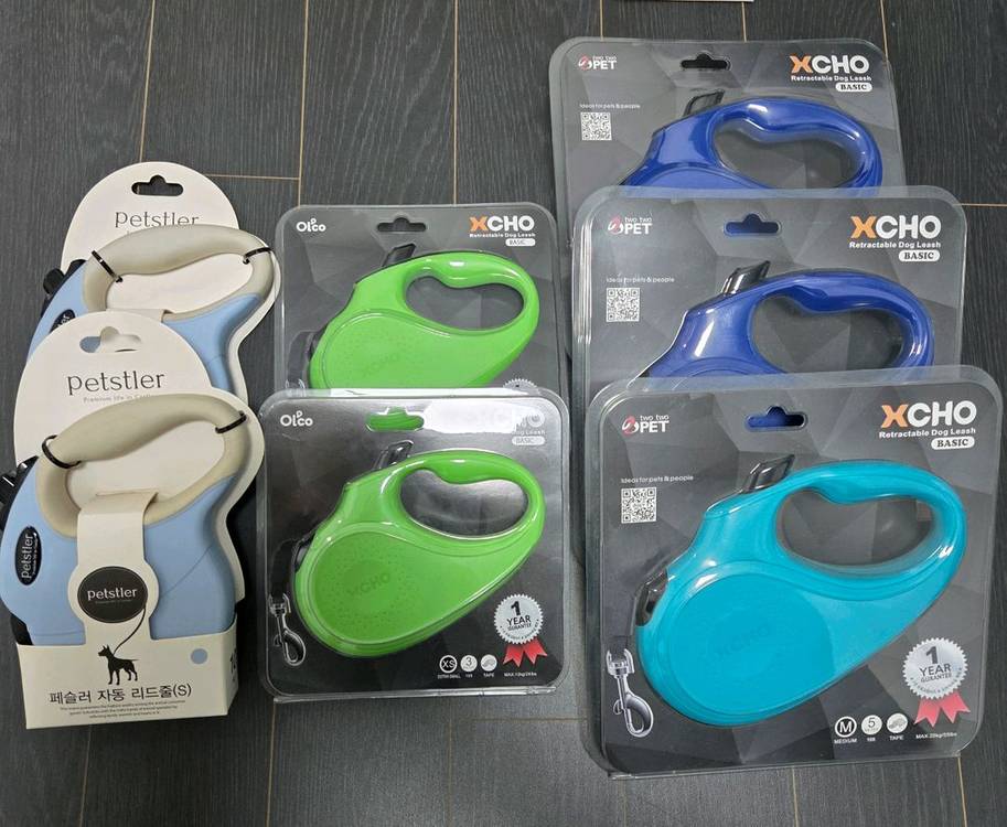 강아지 하네스,목줄,리드줄 통으로 판매합니다 :)--6