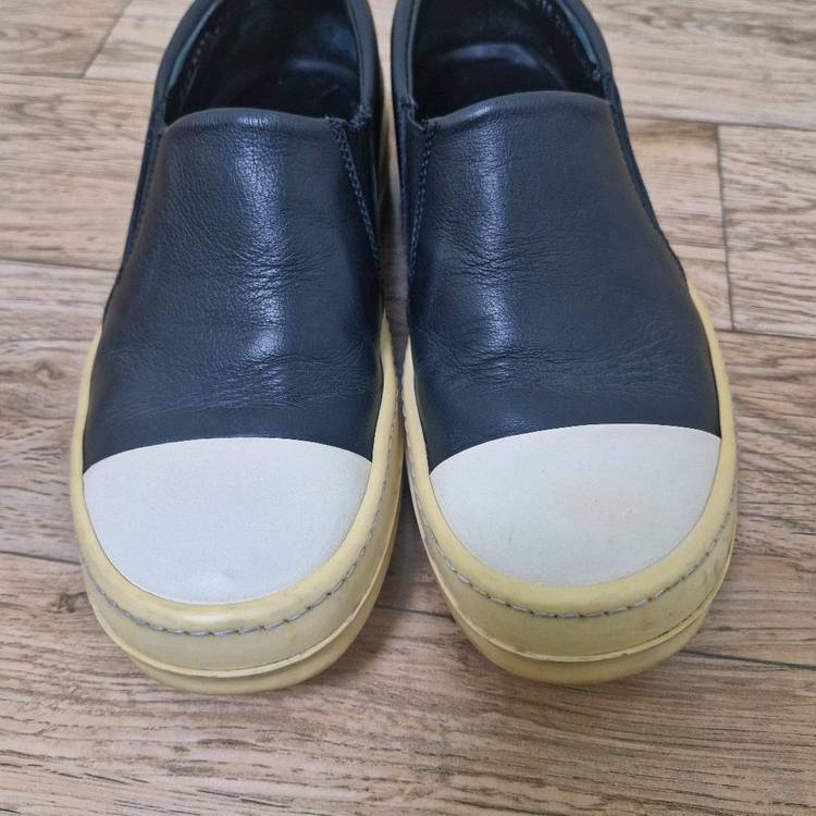 [35] 릭오웬스 라몬즈 레더 슬립온--1