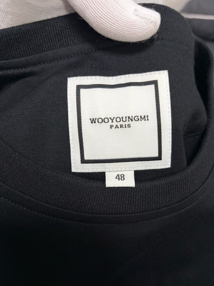 23FW(48)정품 새상품 우영미 플라워 반팔티 블랙 W233TS067--4