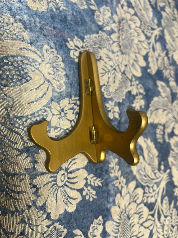 빈티지 접시받침대 접이식 이젤 스탠드 이미지