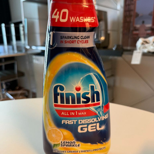 피니시 식기세척기세제 레몬젤 1L 이미지