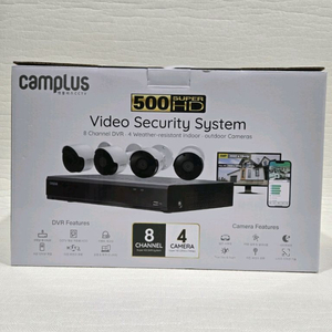 캠플러스 CCTV 8채널 4카메라 세트 미사용품