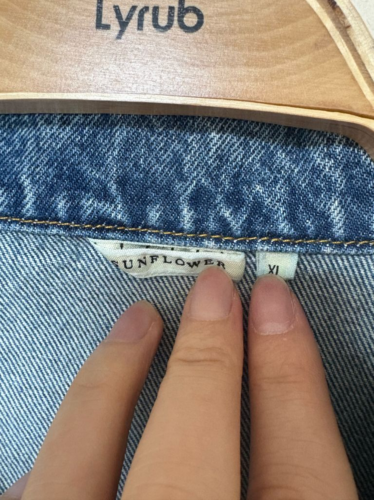 선플라워 데님자켓 XL--4