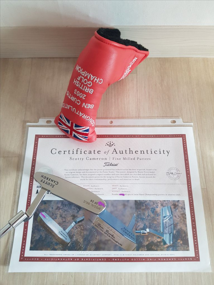 스카티카메론 뉴포트2 메이저대회 2003 브리티시 오픈 우승기념 선수지급 퍼터 이미지
