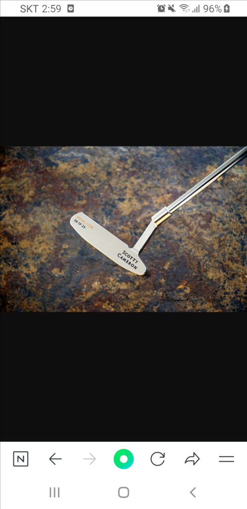 스카티카메론 뉴포트2 메이저대회 2003 브리티시 오픈 우승기념 선수지급 퍼터 이미지