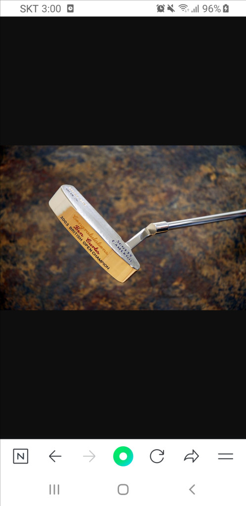 스카티카메론 뉴포트2 메이저대회 2003 브리티시 오픈 우승기념 선수지급 퍼터 이미지