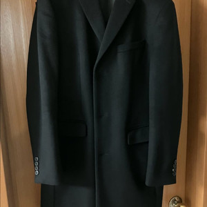 띠어리 울캐시미어 블랙 싱글코트 s 이미지