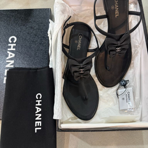 샤넬 리본 샌들 36