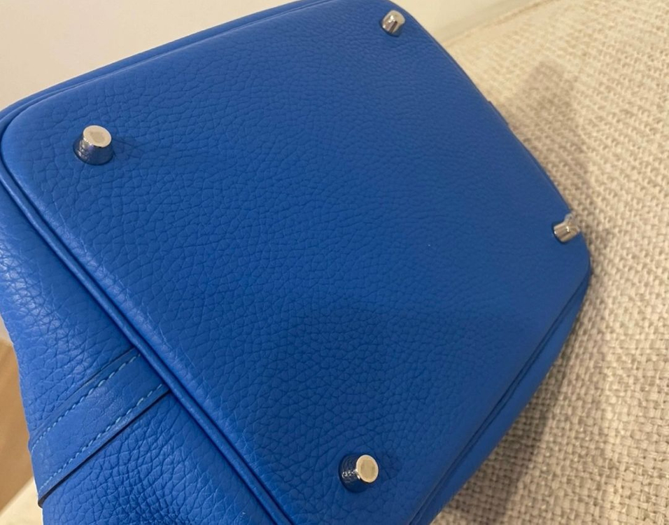 에르메스 피코탄 백 18 블루 이미지