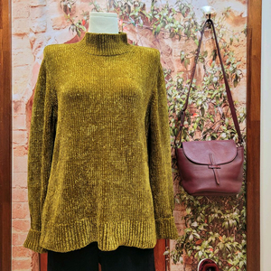 코스 cos 올리브그린 벨벳 니트