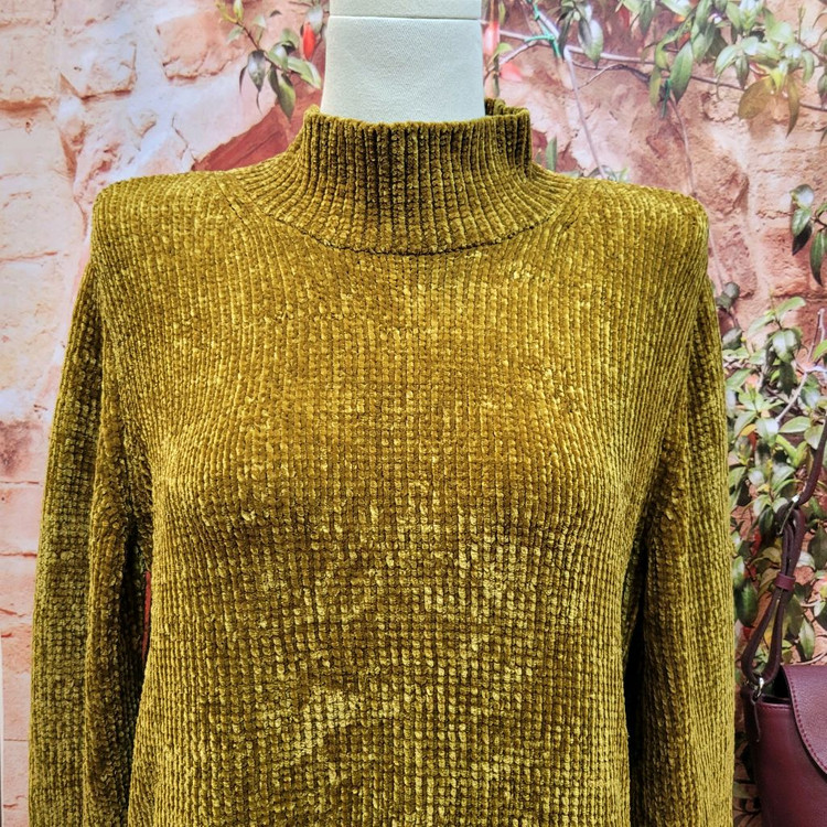 코스 cos 올리브그린 벨벳 니트--1