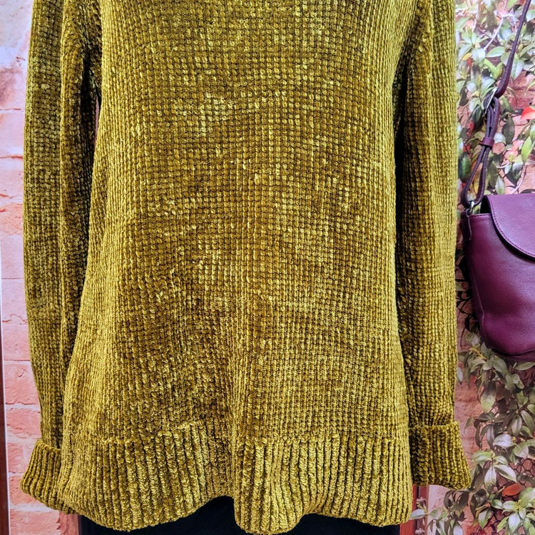 코스 cos 올리브그린 벨벳 니트--2