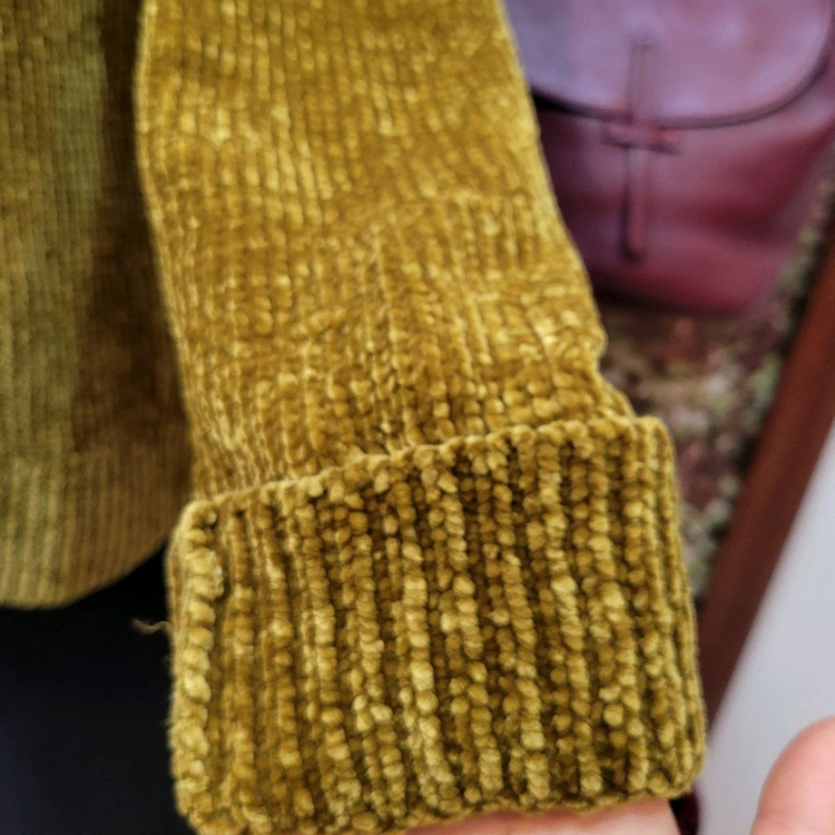 코스 cos 올리브그린 벨벳 니트--4