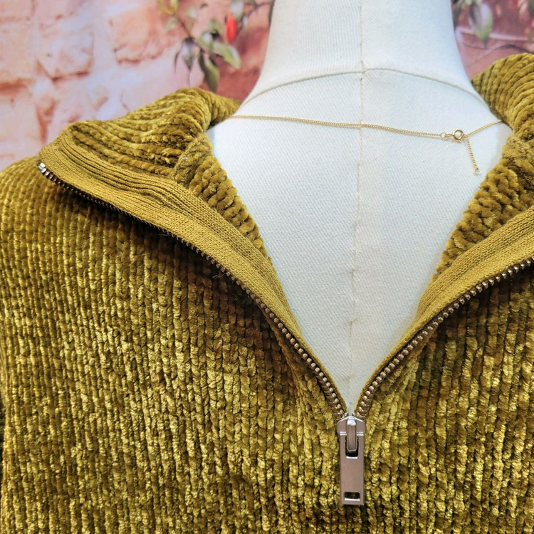 코스 cos 올리브그린 벨벳 니트--7