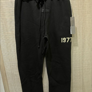 피어오브갓 피오갓 에센셜 1977 아이언 블랙 릴렉스드 스웨트팬츠 XS 새제품