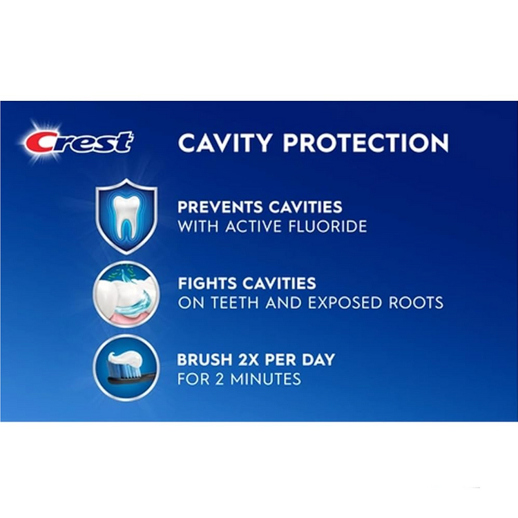 당일발송 크레스트 불소치약 Fluoristat검증 충치케어 미백등 미국ADA승인 3개 1팩--4