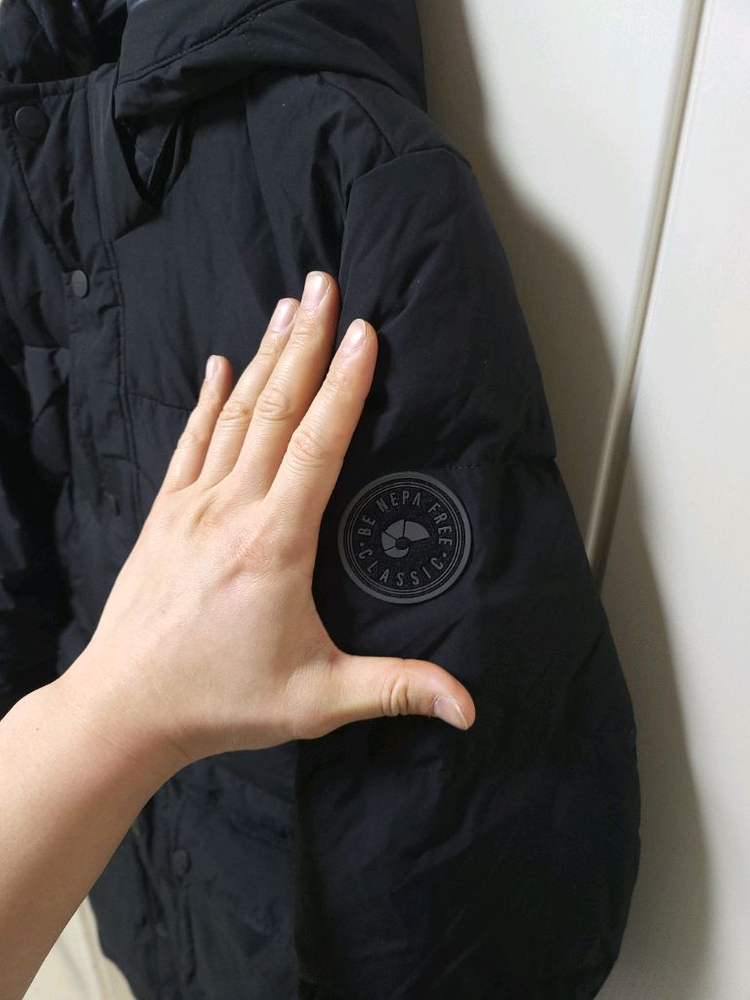 네파 구스 롱패딩 160호--1