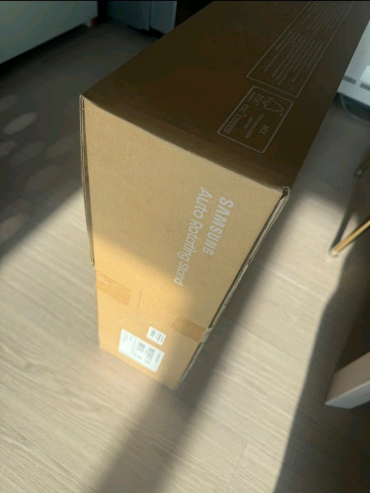 삼성 자동회전 TV 스탠드 이젤 거치대 (새제품) 이미지