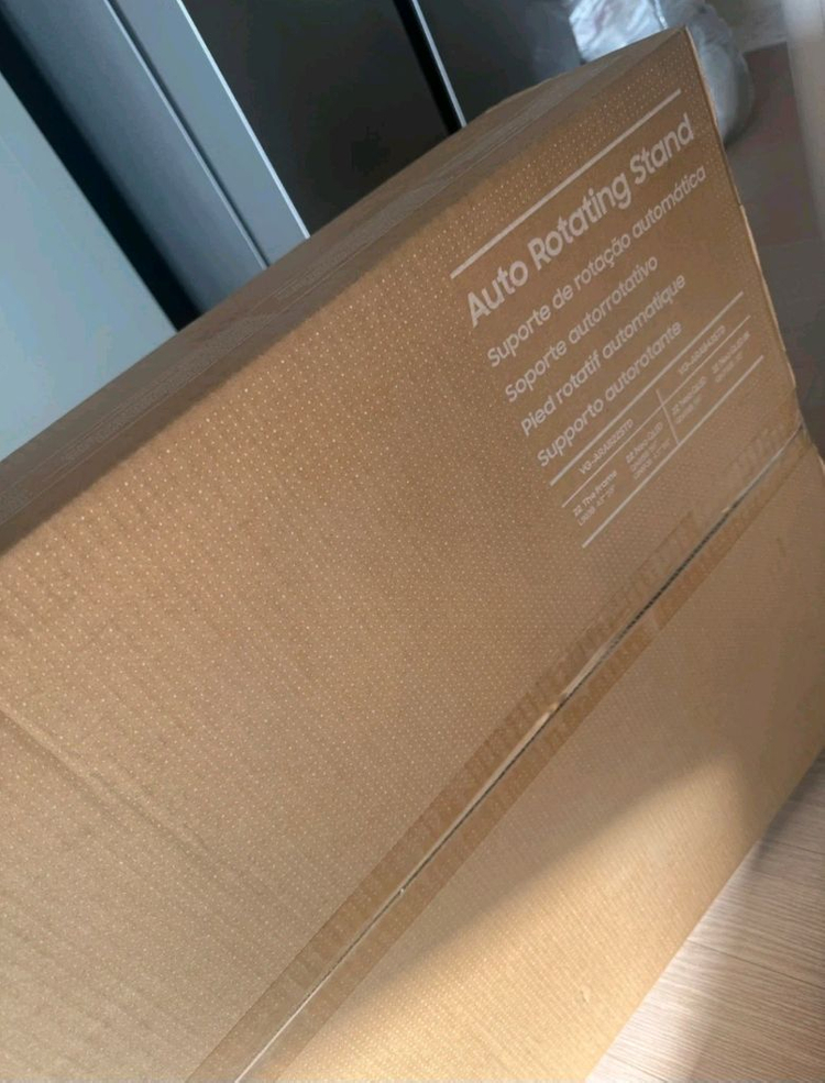 삼성 자동회전 TV 스탠드 이젤 거치대 (새제품) 이미지