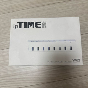 [미개봉] 아이피타임 UH308 USB 허브 8포트