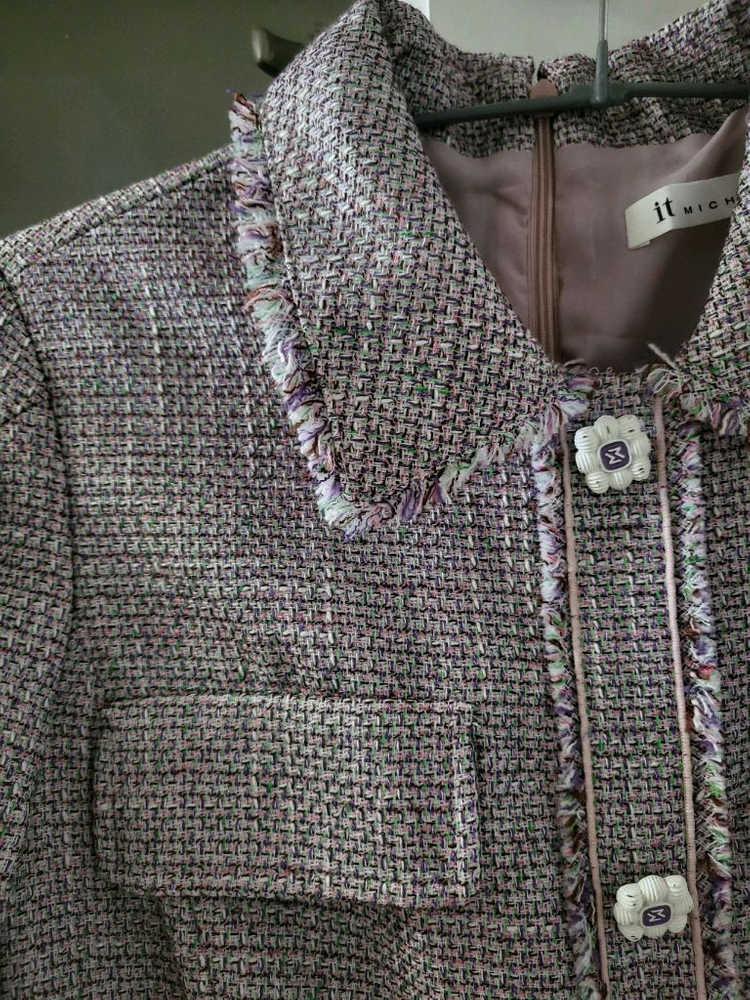 잇미샤 트위드 원피스--3