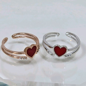 큐빅셋팅 프리사이즈디자인 반지