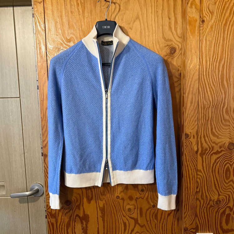 로로피아나 캐시미어 집업 가디건 자켓 이미지