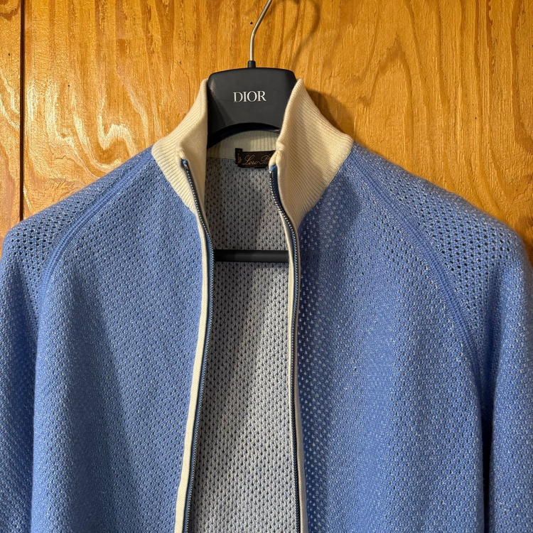 로로피아나 캐시미어 집업 가디건 자켓 이미지