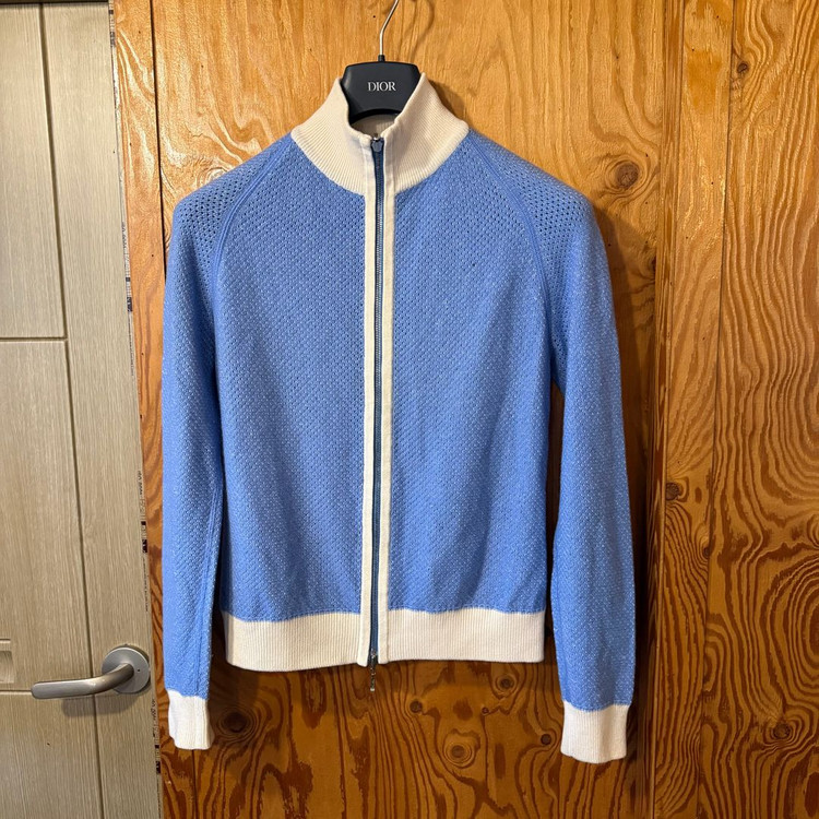 로로피아나 캐시미어 집업 가디건 자켓 이미지