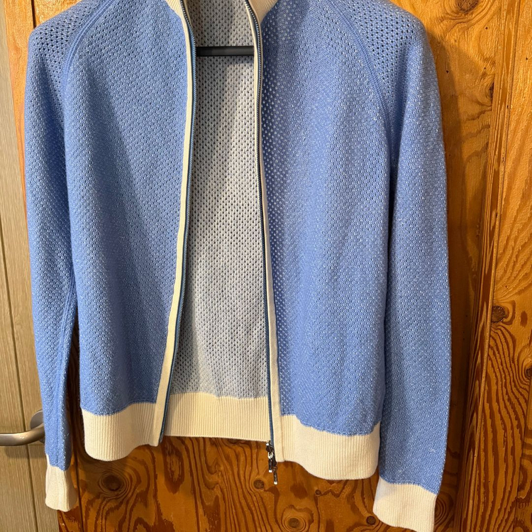 로로피아나 캐시미어 집업 가디건 자켓 이미지