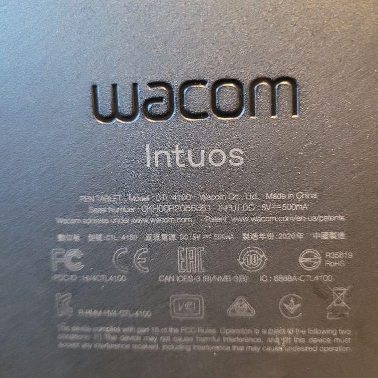 와콤 인튜어스 CTL-4100--6