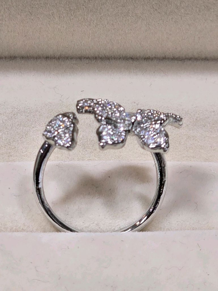 큐빅셋팅 프리사이즈디자인 반지--1