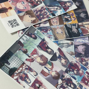 실력지상주의 교실에 실지주 어실주 스티커 4개 일괄 이미지