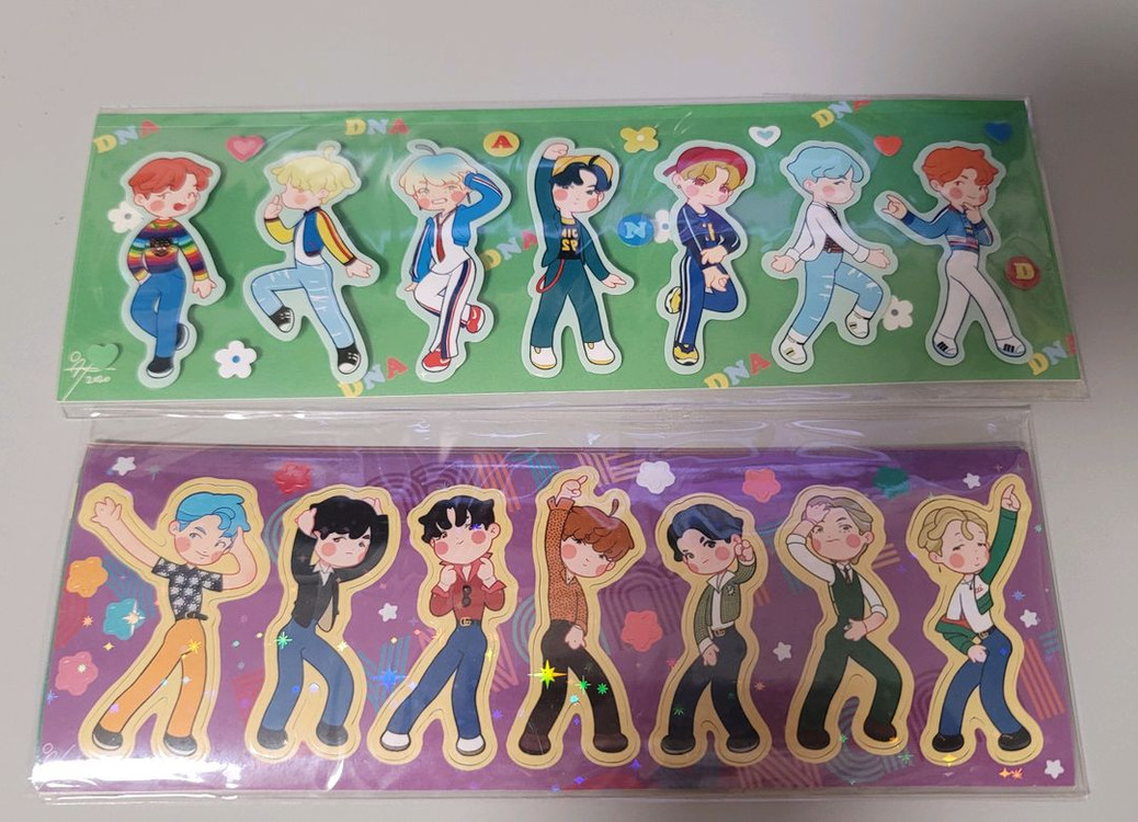 방탄소년단 팬아트 스티커--1