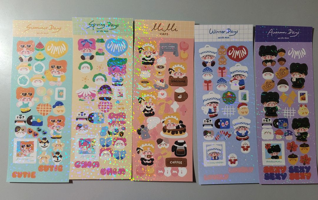 방탄소년단 팬아트 스티커--6