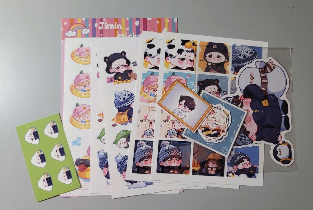 방탄소년단 팬아트 스티커--7