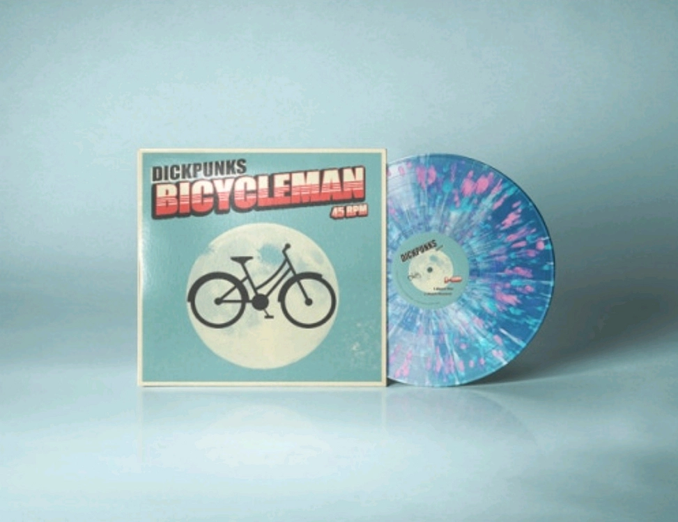 LP/미개봉 딕펑스 - BICYCLE MAN 블루컬러&핑크베이지반 이미지