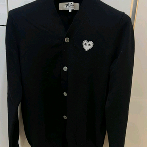 꼼데가르송 화이트와펜 가디건 L