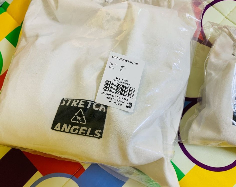 새것 > [STRETCH ANGELS] 스트레치 엔젤스 호보백 미니참 블랙--6