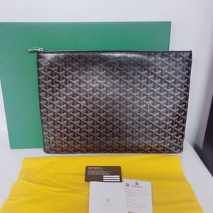 고야드 블랙 세나 클러치백 GM